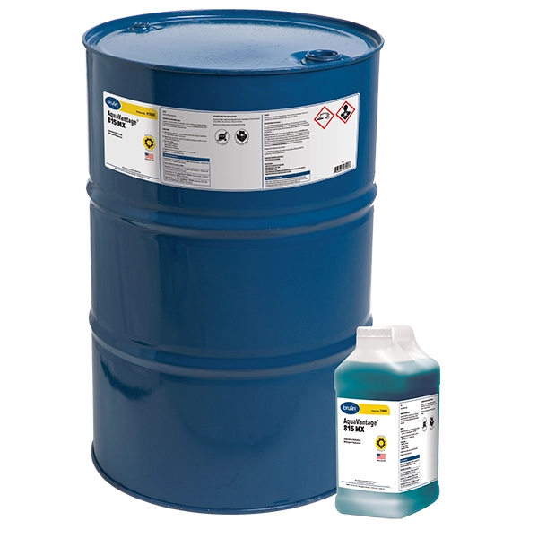 Brulin AquaVantage 815MX Detergent Degreaser in 55 Gallon and 2.5 Gallon Containers