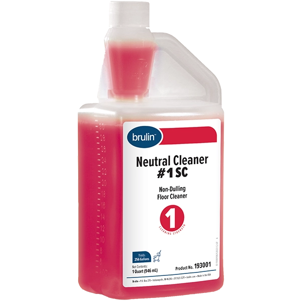 Brulin Neutral Cleaner #1 SC (32oz) | Non-Dulling Floor Cleaner