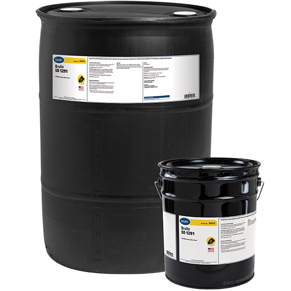 Brulin SD 1291 solvent in 55 Gallon and 5 Gallon Containers