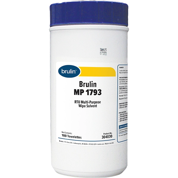 Brulin MP 1793 Wipes for degreasing with solvents