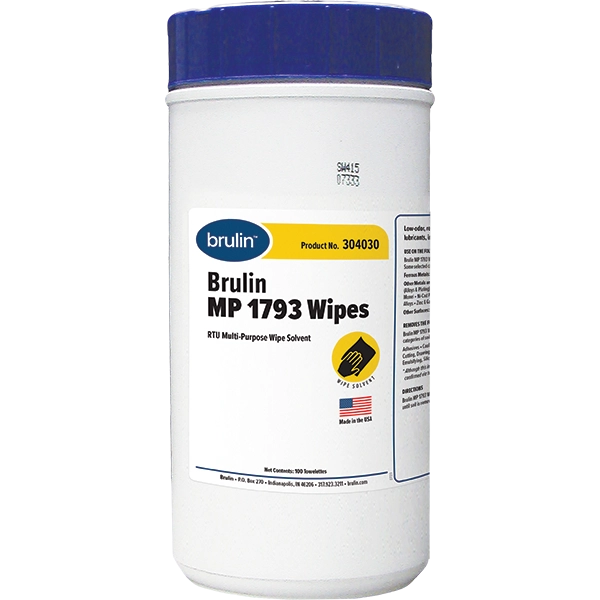 Brulin MP 1793 Wipes for degreasing with solvents