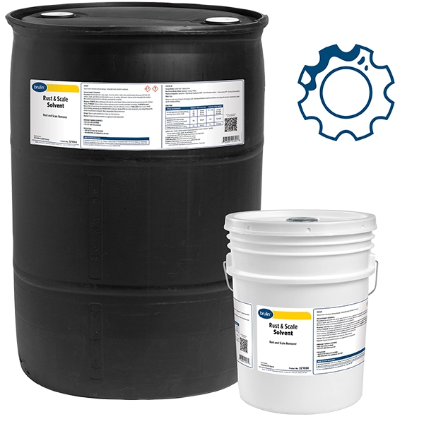 Brulin Rust and Scale Solvent in 55 Gallon and 5 Gallon Containers