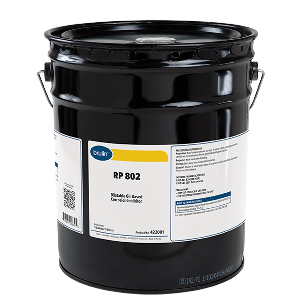 A 5 gallon container of Brulin's RP 802