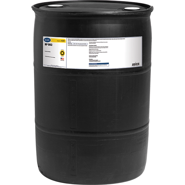 Brulin RP 802 corrosion inhibitor in 55 gallon container
